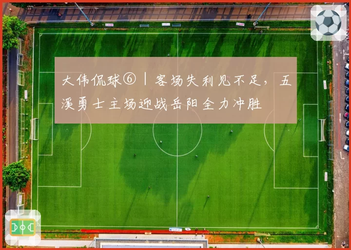 大伟侃球⑥｜客场失利见不足，五溪勇士主场迎战岳阳全力冲胜