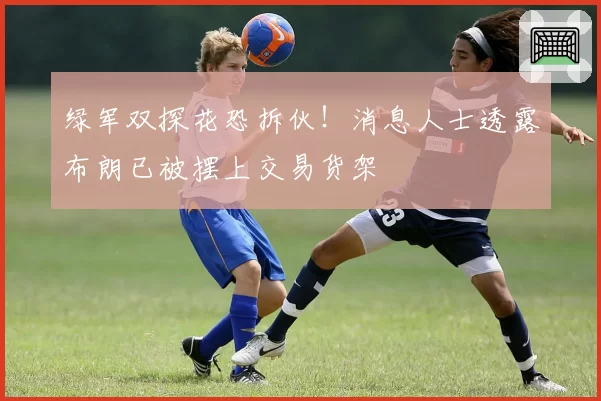 绿军双探花恐拆伙！消息人士透露布朗已被摆上交易货架